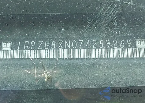 2007 Pontiac G6 from USA, damaged, VIN 1G2ZG58N074259269